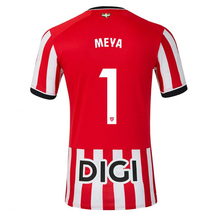 Danxen Homem Camisola Aina Meya Bellot #1 Vermelho Preto Branco Principal 2026/27 Camisa