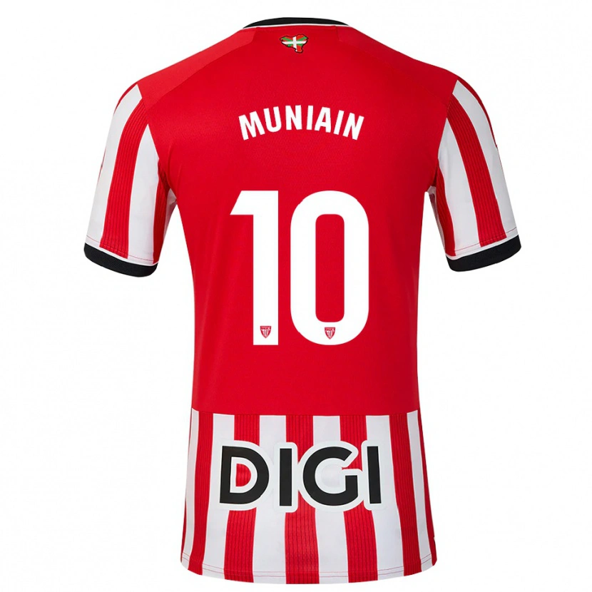 Danxen Homem Camisola Iker Muniain #10 Vermelho Preto Branco Principal 2026/27 Camisa