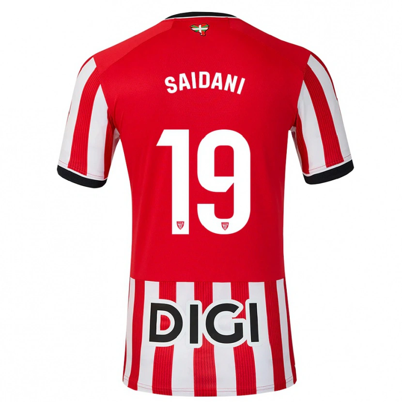 Danxen Homem Camisola Ismahel Saidani #19 Vermelho Preto Branco Principal 2026/27 Camisa