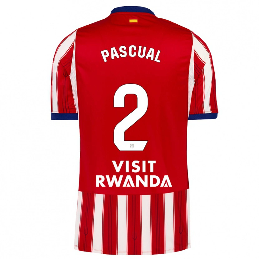 Danxen Homem Camisola Martin Pascual #2 Azul Real Vermelho Branco Principal 2026/27 Camisa