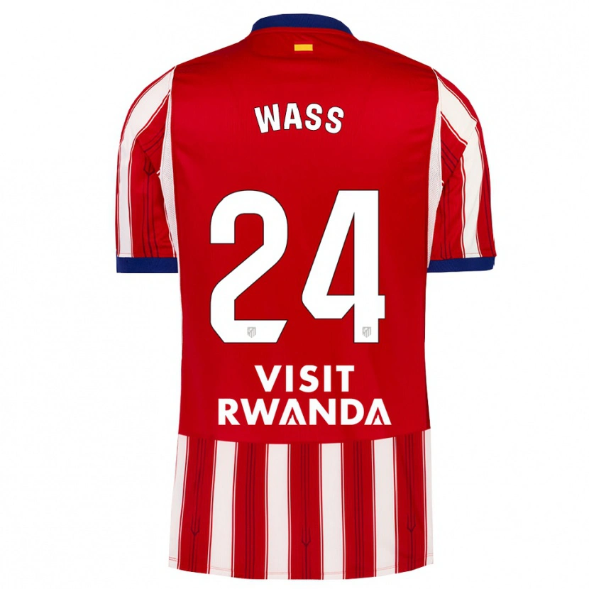 Danxen Homem Camisola Daniel Wass #24 Azul Real Vermelho Branco Principal 2026/27 Camisa