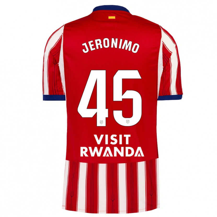 Danxen Homem Camisola Isaiah Jeronimo #45 Azul Real Vermelho Branco Principal 2026/27 Camisa