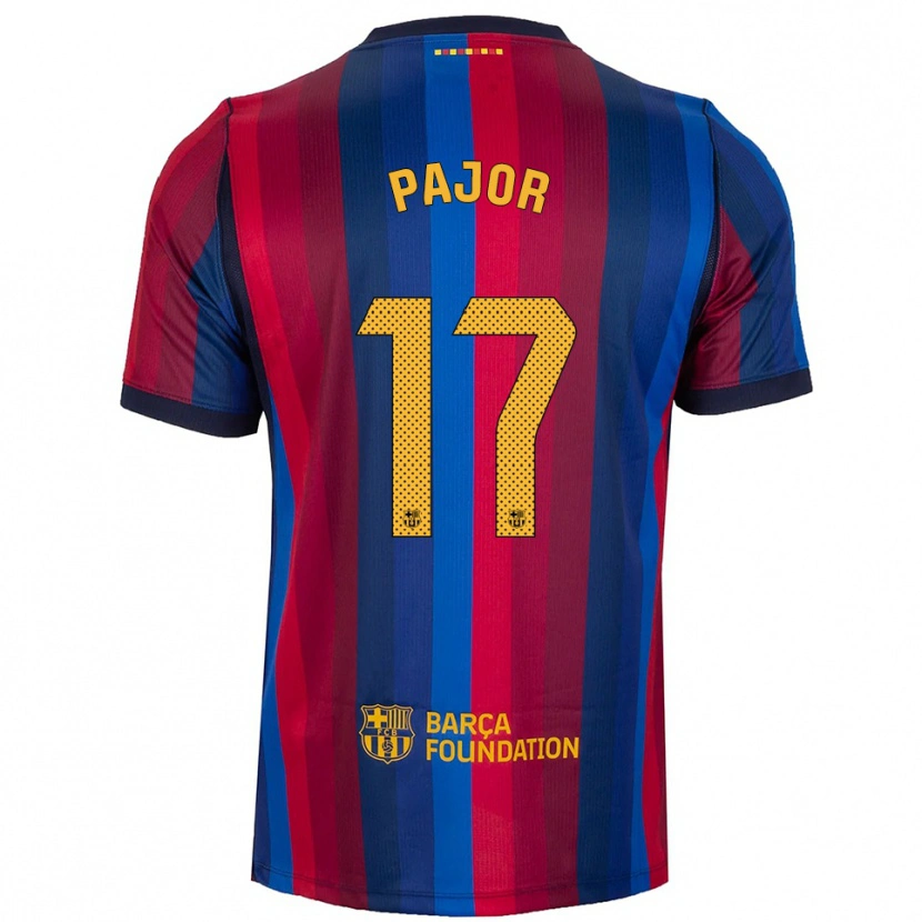 Danxen Homem Camisola Ewa Pajor #17 Azul Real Vermelho Amarelo Principal 2026/27 Camisa