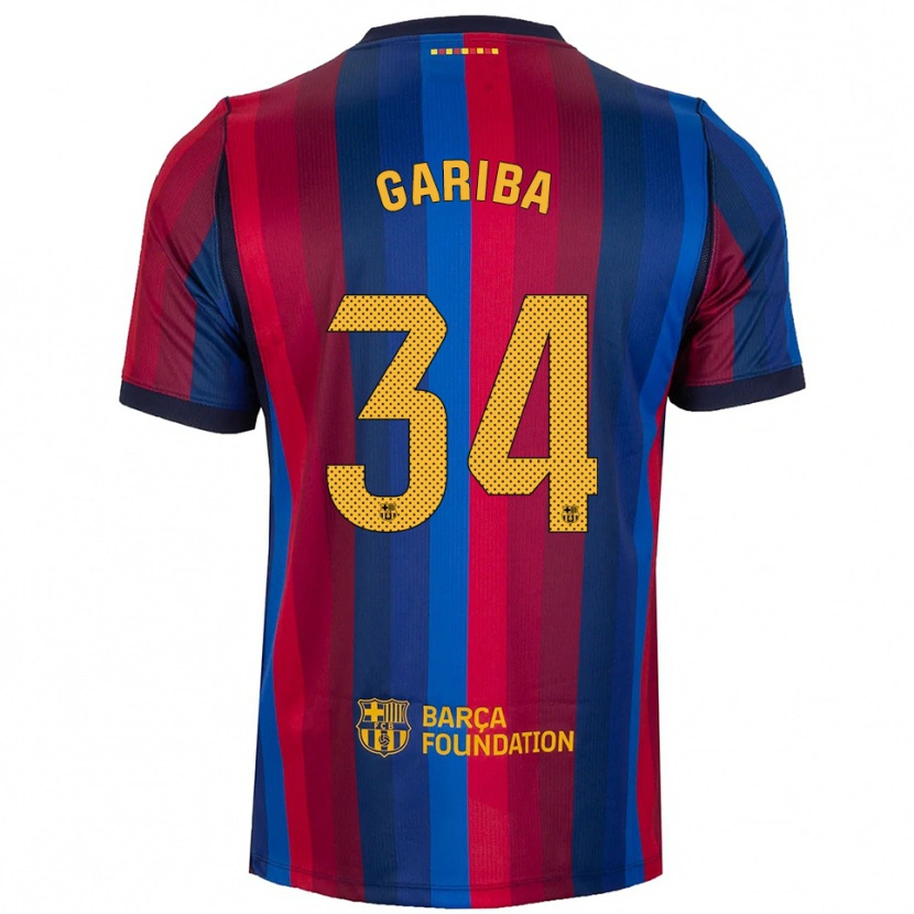 Danxen Homem Camisola Hafiz Gariba #34 Azul Real Vermelho Amarelo Principal 2026/27 Camisa