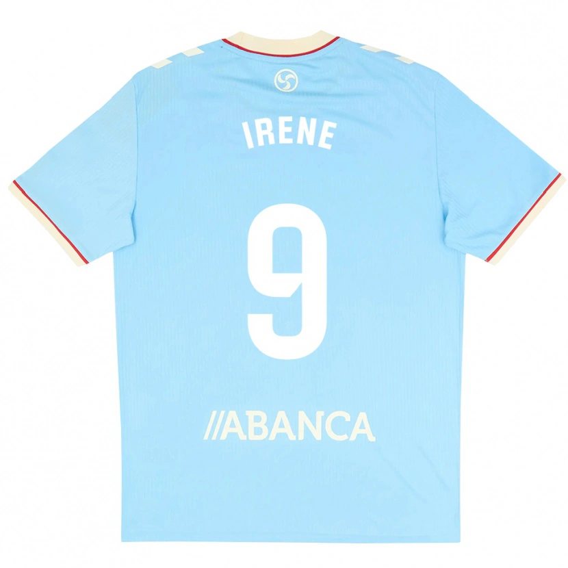 Danxen Homem Camisola Irene Fernández #9 Azul Céu Branco Vermelho Principal 2026/27 Camisa