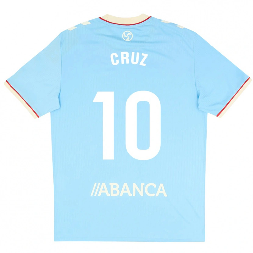 Danxen Homem Camisola Tati Cruz #10 Azul Céu Branco Vermelho Principal 2026/27 Camisa
