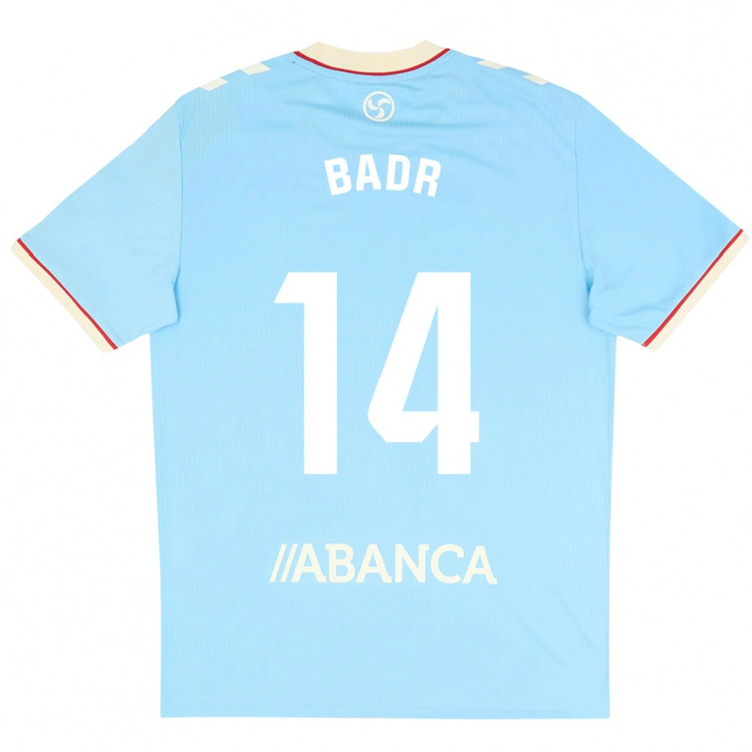 Danxen Homem Camisola Mahmoud Badr #14 Azul Céu Branco Vermelho Principal 2026/27 Camisa