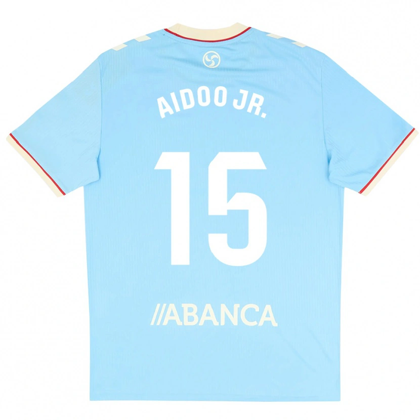 Danxen Homem Camisola Joseph Aidoo #15 Azul Céu Branco Vermelho Principal 2026/27 Camisa