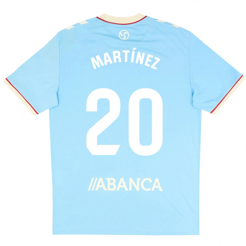 Danxen Homem Camisola Lara Martínez #20 Azul Céu Branco Vermelho Principal 2026/27 Camisa