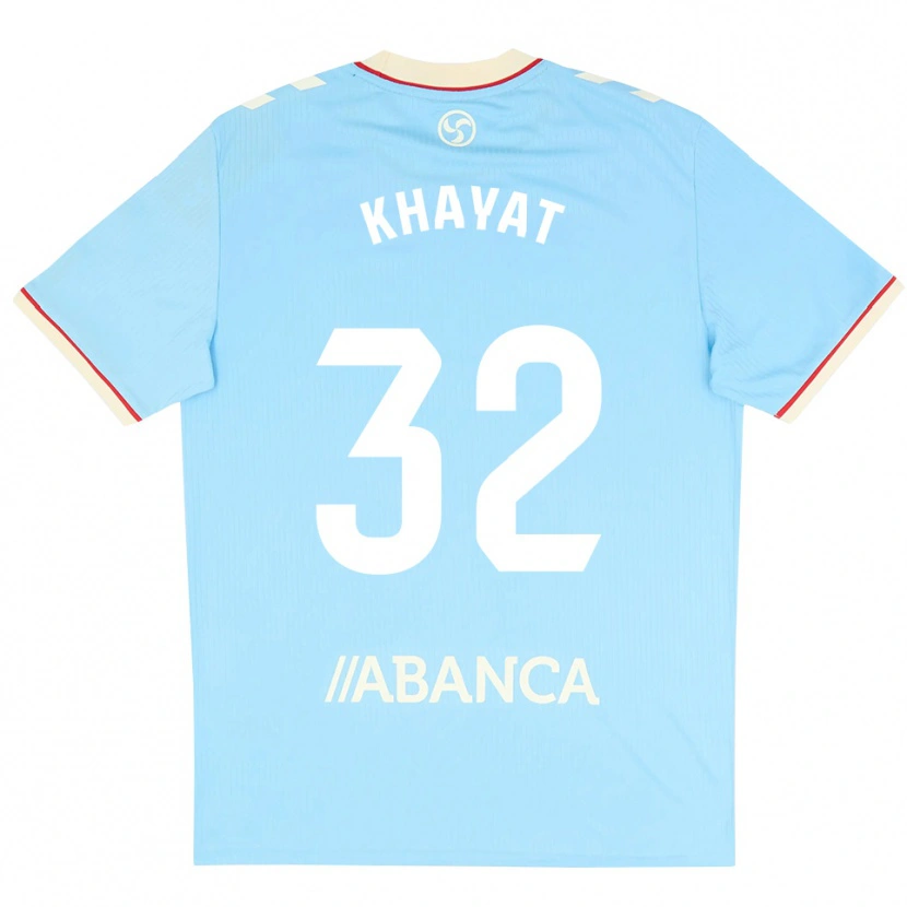 Danxen Homem Camisola Anthony Khayat #32 Azul Céu Branco Vermelho Principal 2026/27 Camisa