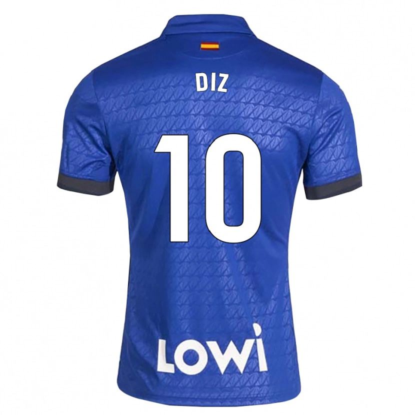 Danxen Homem Camisola Rafa Diz #10 Azul Branco Preto Principal 2026/27 Camisa