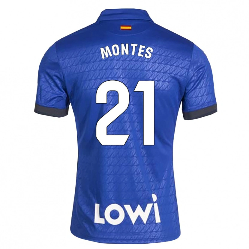 Danxen Homem Camisola Jorge Montes #21 Azul Branco Preto Principal 2026/27 Camisa