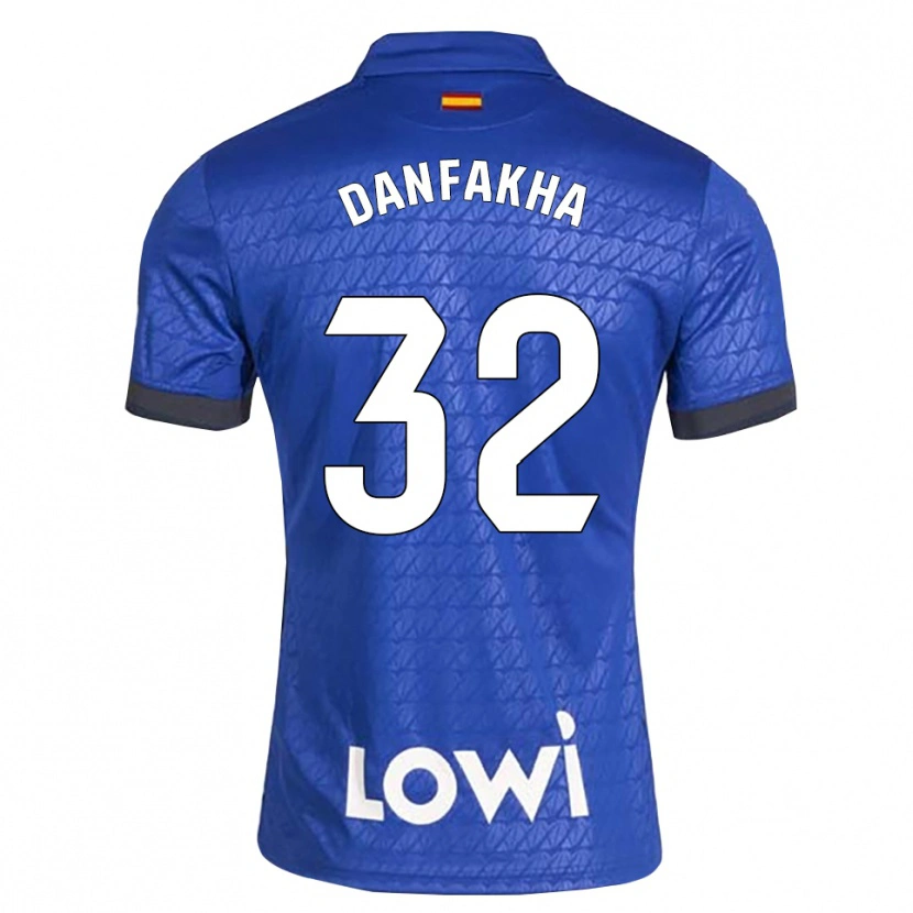 Danxen Homem Camisola Ibrahima Danfakha #32 Azul Branco Preto Principal 2026/27 Camisa