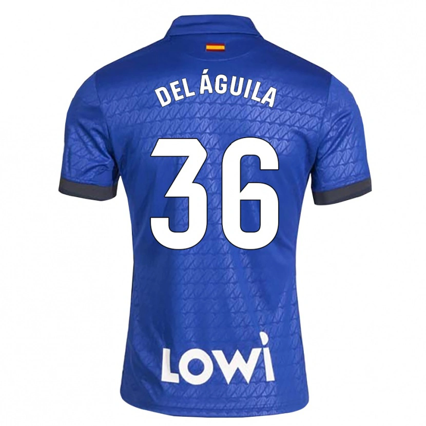 Danxen Homem Camisola Ángel Del Águila #36 Azul Branco Preto Principal 2026/27 Camisa