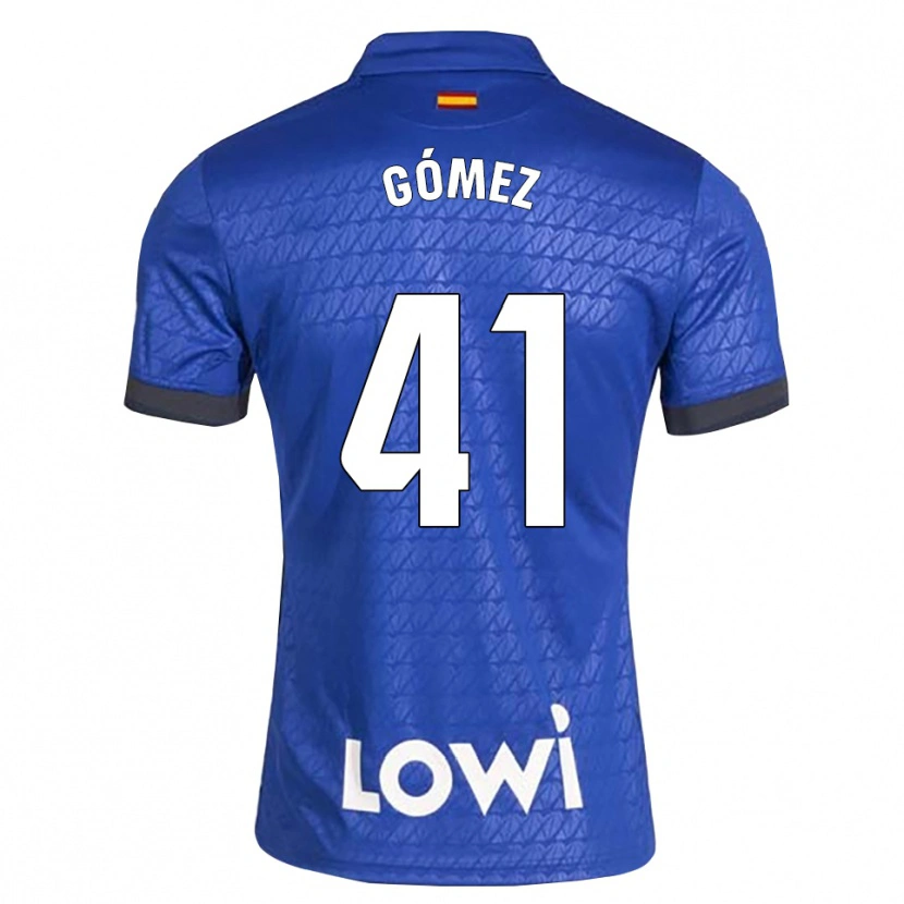 Danxen Homem Camisola Álvaro Gómez #41 Azul Branco Preto Principal 2026/27 Camisa