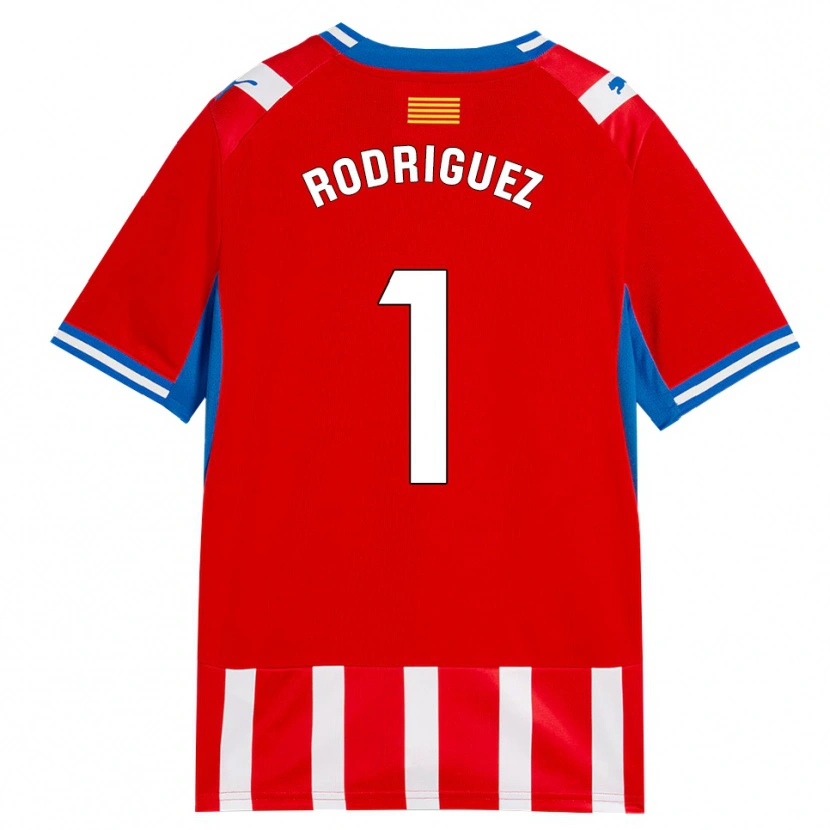Danxen Homem Camisola Maria Rodríguez #1 Vermelho Branco Azul Céu Principal 2026/27 Camisa