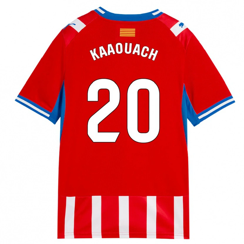 Danxen Homem Camisola Nabil Kaaouach #20 Vermelho Branco Azul Céu Principal 2026/27 Camisa