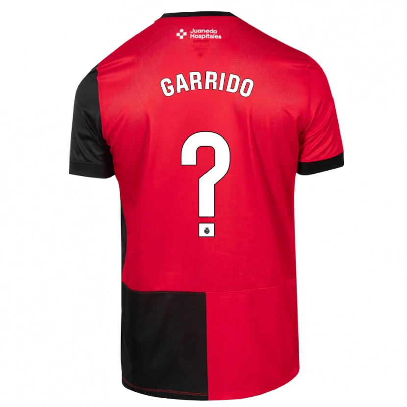 Danxen Homem Camisola Adrián Garrido #0 Preto Vermelho Branco Principal 2026/27 Camisa