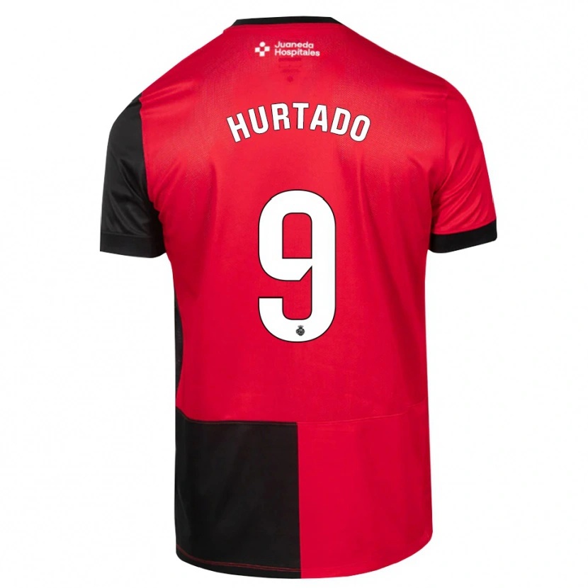 Danxen Homem Camisola Wilber Hurtado #9 Preto Vermelho Branco Principal 2026/27 Camisa