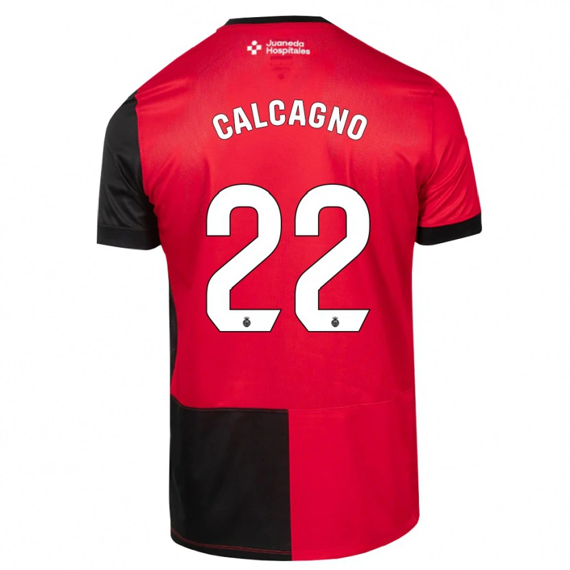 Danxen Homem Camisola Bruno Calcagno #22 Preto Vermelho Branco Principal 2026/27 Camisa