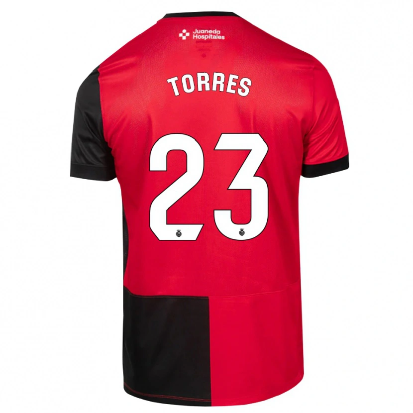 Danxen Homem Camisola Iker Torres #23 Preto Vermelho Branco Principal 2026/27 Camisa