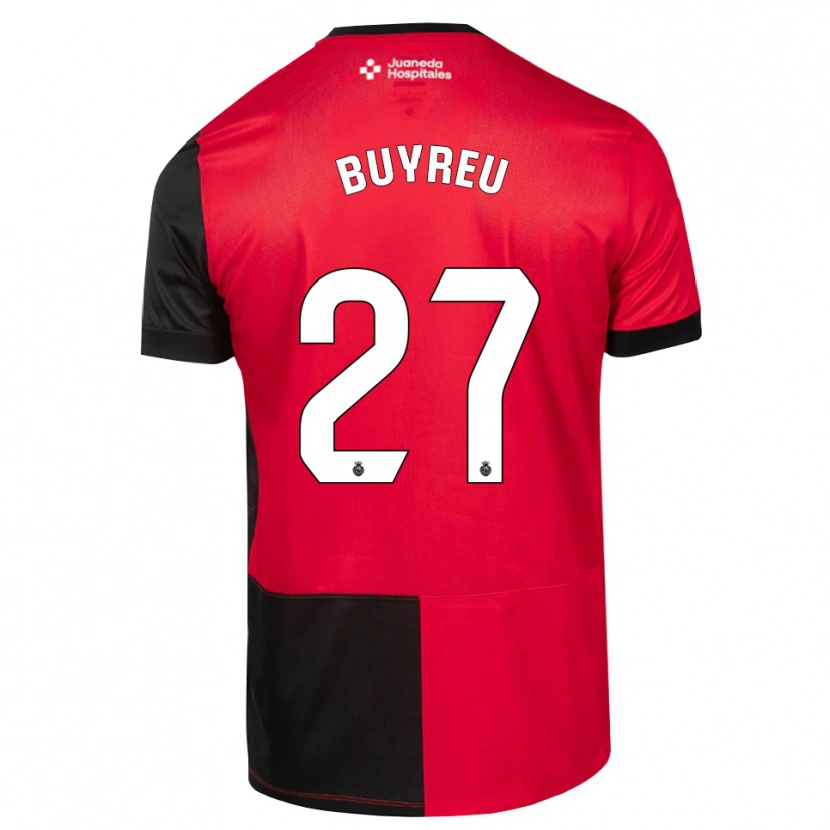 Danxen Homem Camisola Jan Buyreu #27 Preto Vermelho Branco Principal 2026/27 Camisa
