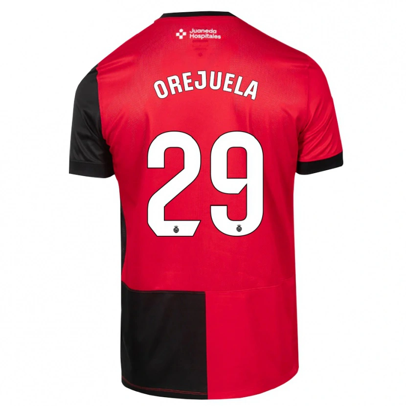 Danxen Homem Camisola Luis Orejuela #29 Preto Vermelho Branco Principal 2026/27 Camisa