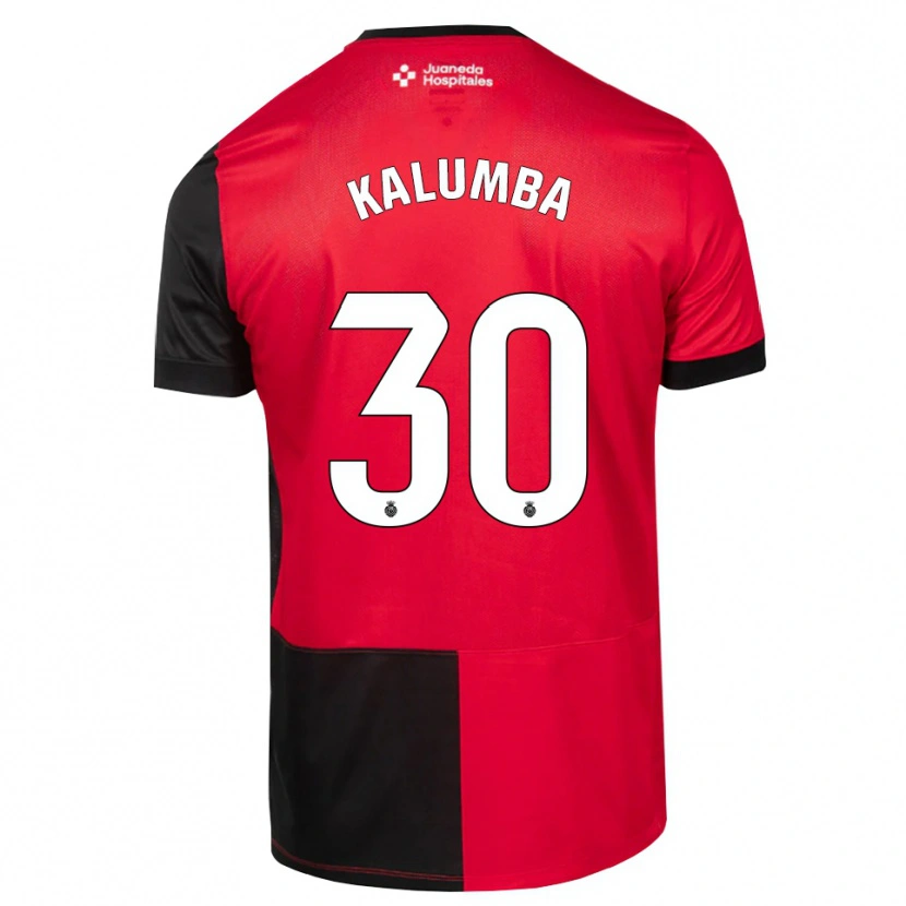 Danxen Homem Camisola Justin Kalumba #30 Preto Vermelho Branco Principal 2026/27 Camisa