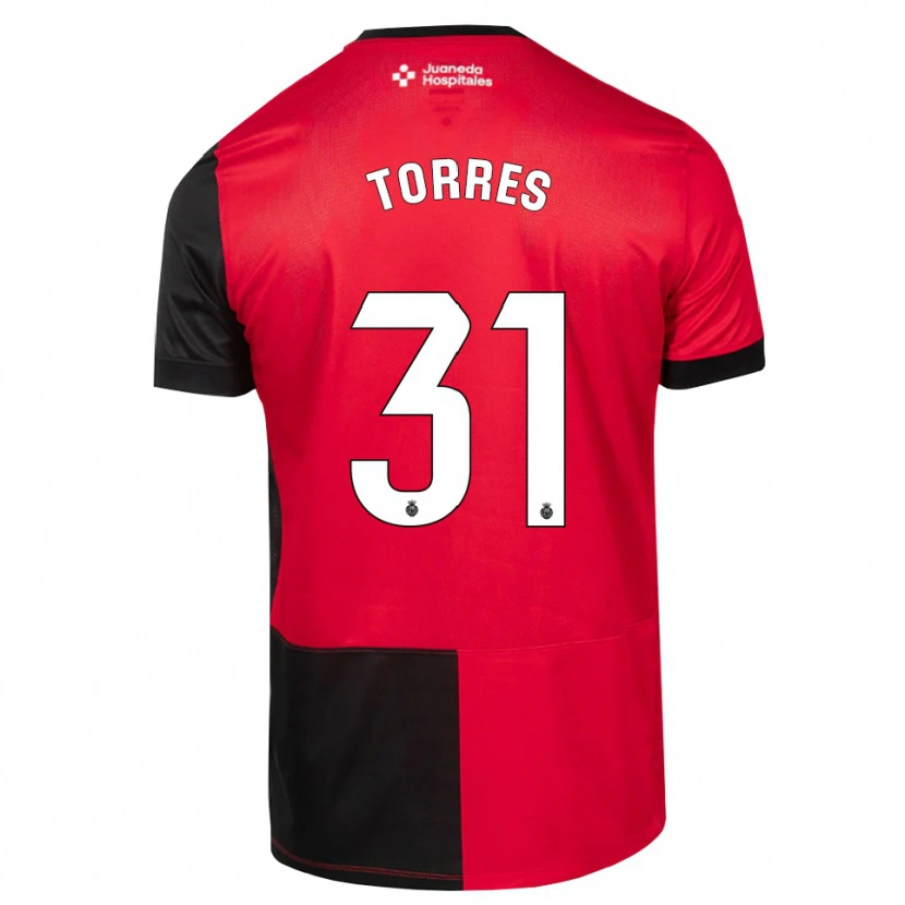 Danxen Homem Camisola Adriano Torres #31 Preto Vermelho Branco Principal 2026/27 Camisa