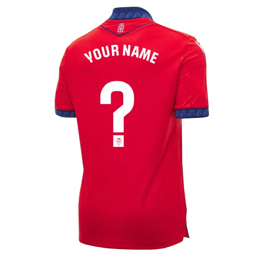 Danxen Homem Camisola Seu Nome #0 Vermelho Azul Marinho Branco Principal 2026/27 Camisa