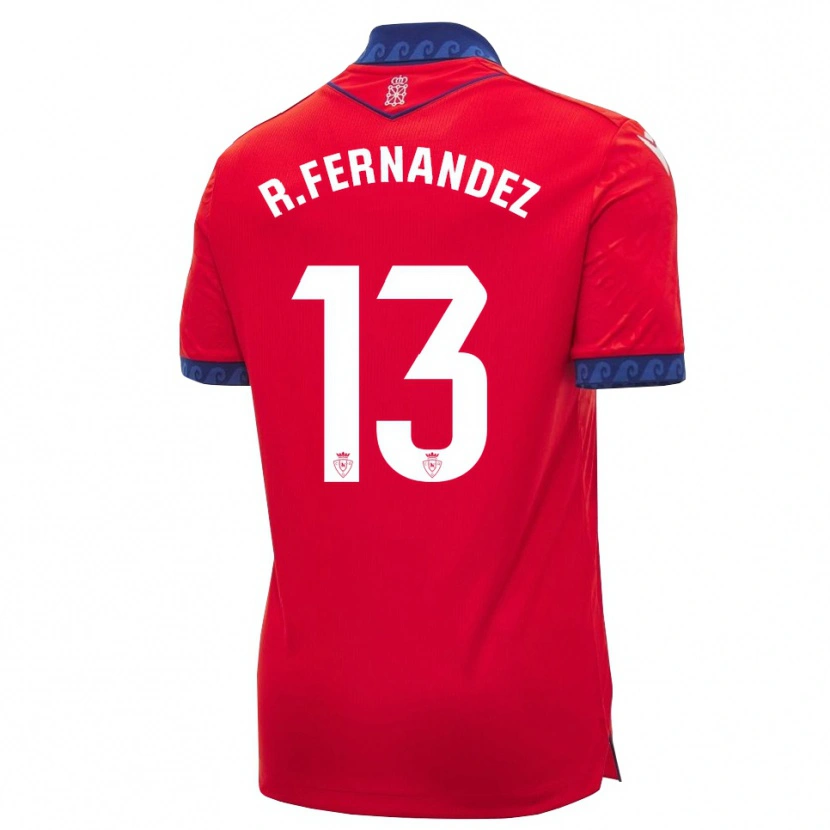 Danxen Homem Camisola Rafa Fernández #13 Vermelho Azul Marinho Branco Principal 2026/27 Camisa