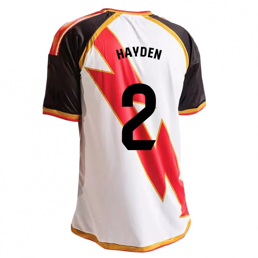 Danxen Homem Camisola Danielle Hayden #2 Preto Vermelho Branco Dourado Principal 2026/27 Camisa