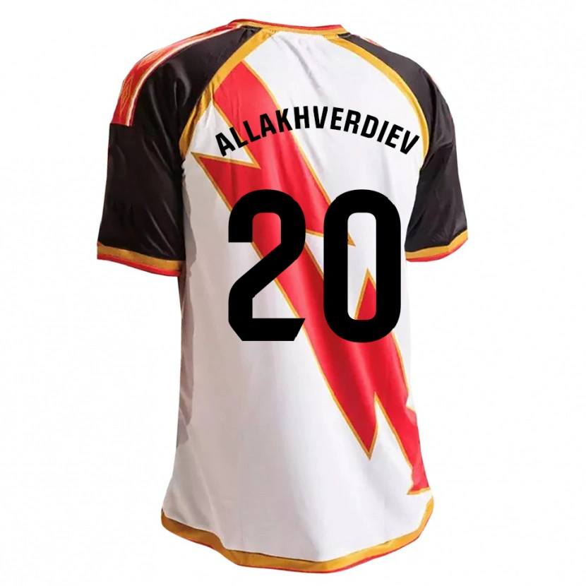 Danxen Homem Camisola Raul Allakhverdiev #20 Preto Vermelho Branco Dourado Principal 2026/27 Camisa