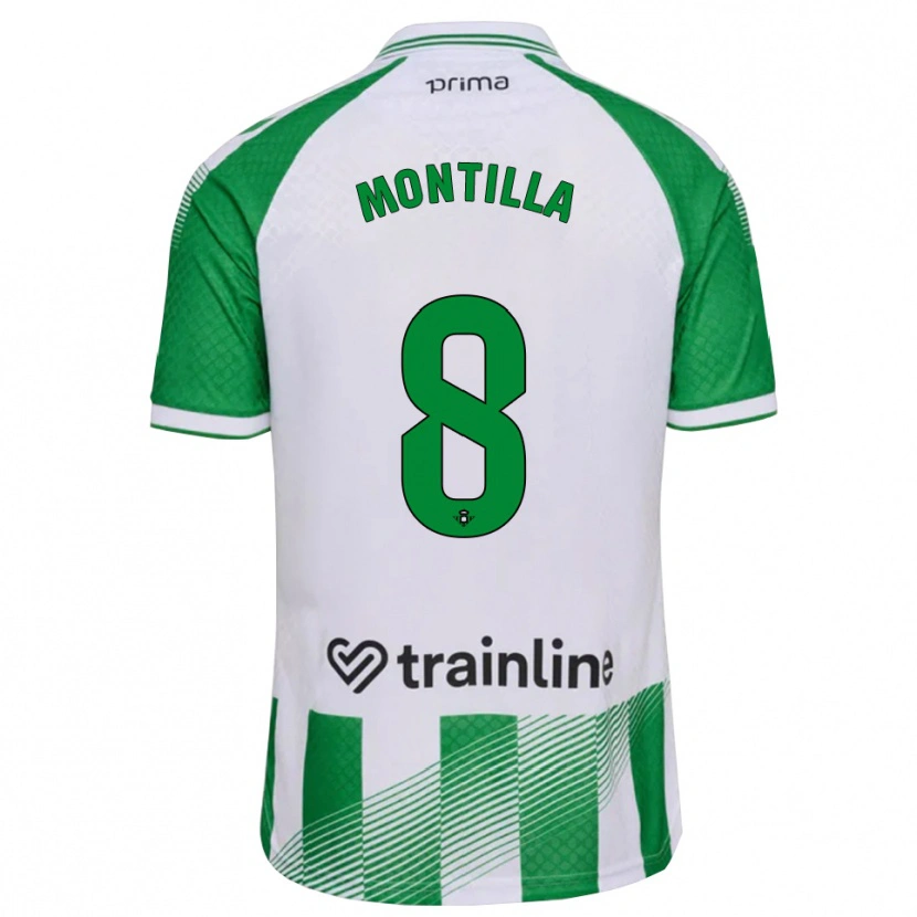 Danxen Homem Camisola Natalia Montilla #8 Verde Claro Preto Branco Principal 2026/27 Camisa