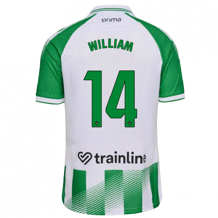Danxen Homem Camisola William Carvalho #14 Verde Claro Preto Branco Principal 2026/27 Camisa
