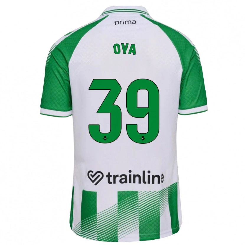 Danxen Homem Camisola Rafa Oya #39 Verde Claro Preto Branco Principal 2026/27 Camisa