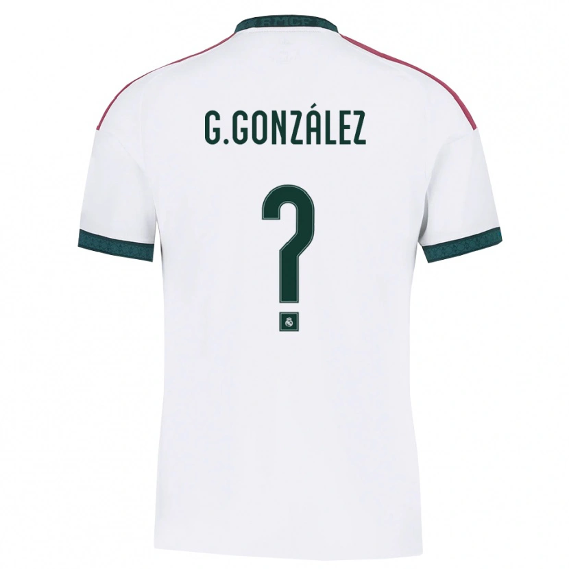 Danxen Homem Camisola Guille González #0 Verde Escuro Branco Vermelho Principal 2026/27 Camisa