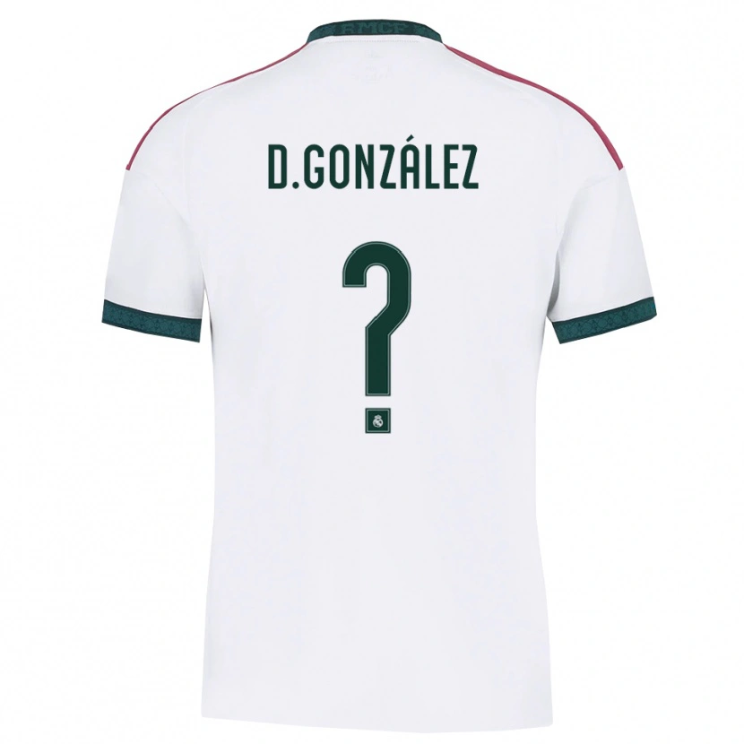 Danxen Homem Camisola Daniel González #0 Verde Escuro Branco Vermelho Principal 2026/27 Camisa