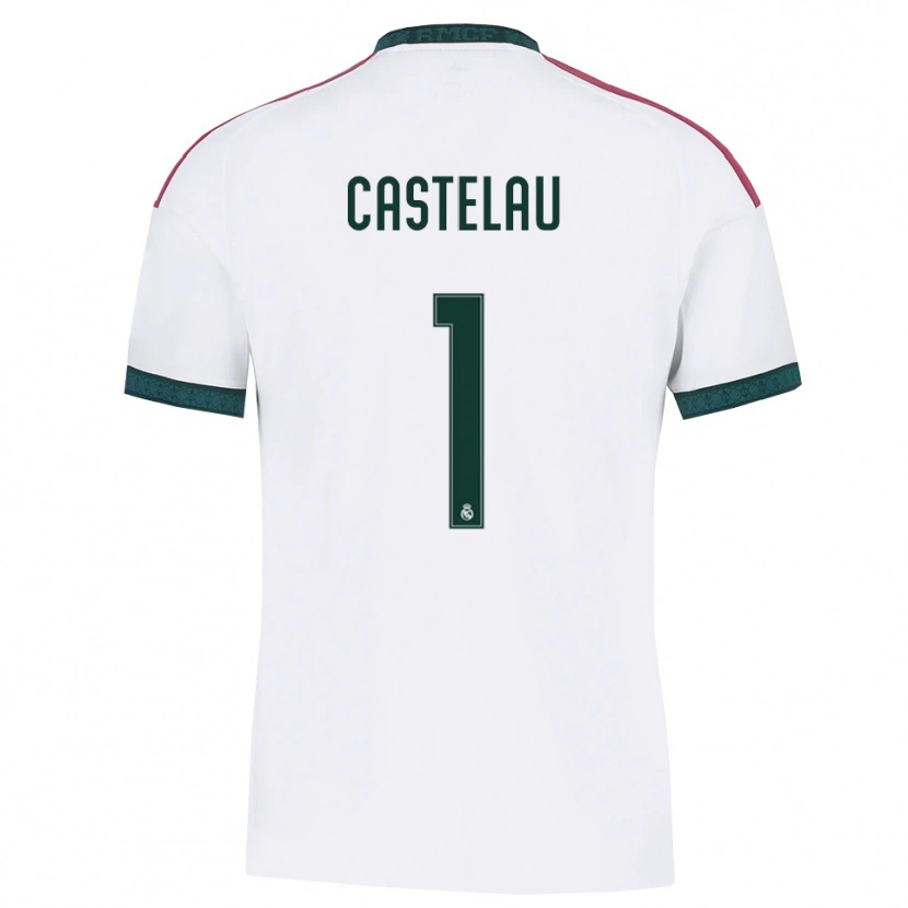 Danxen Homem Camisola Alber Castelau #1 Verde Escuro Branco Vermelho Principal 2026/27 Camisa