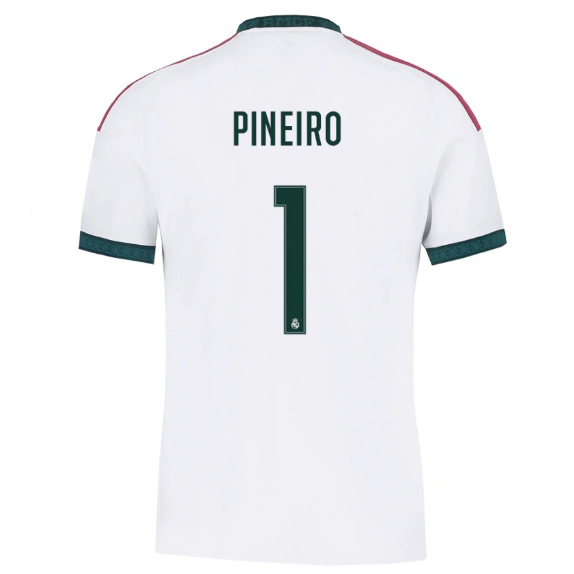 Danxen Homem Camisola Diego Pineiro #1 Verde Escuro Branco Vermelho Principal 2026/27 Camisa