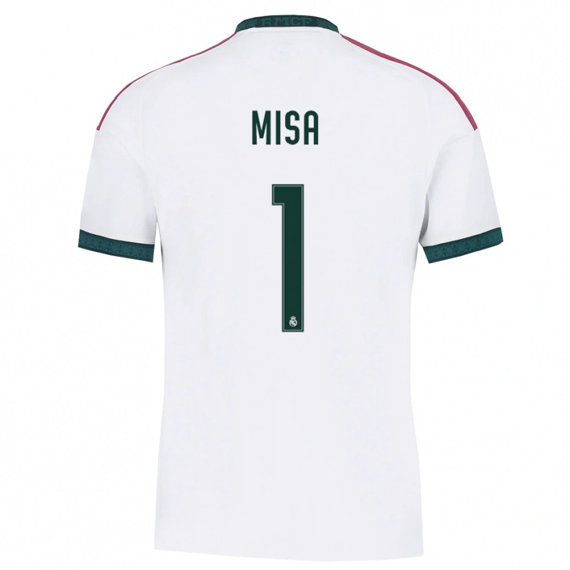 Danxen Homem Camisola Misa Rodríguez #1 Verde Escuro Branco Vermelho Principal 2026/27 Camisa