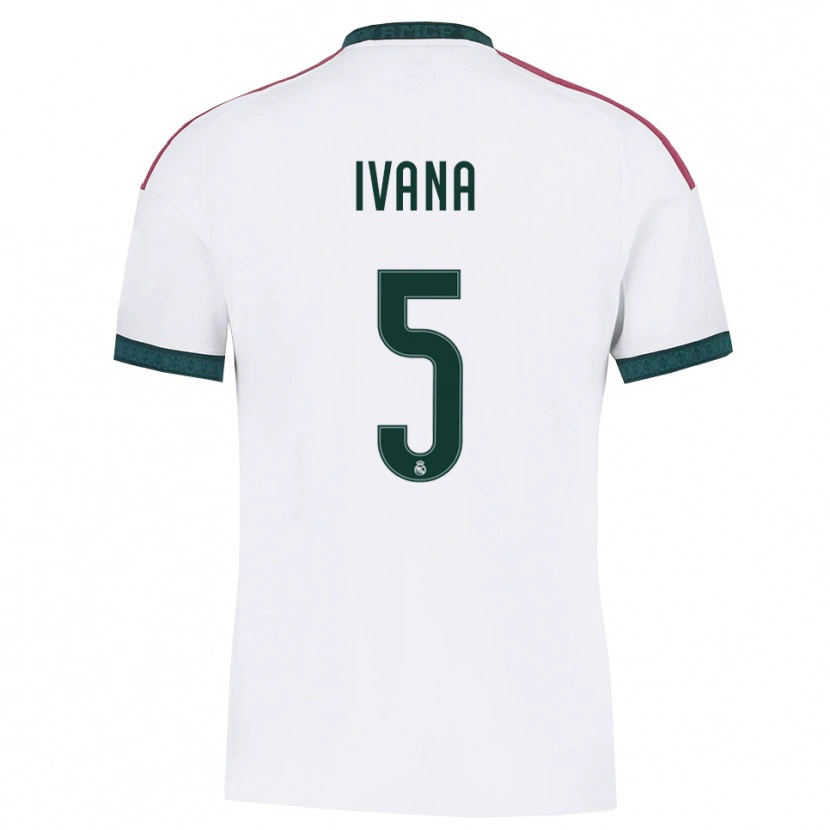 Danxen Homem Camisola Ivana Andres #5 Verde Escuro Branco Vermelho Principal 2026/27 Camisa