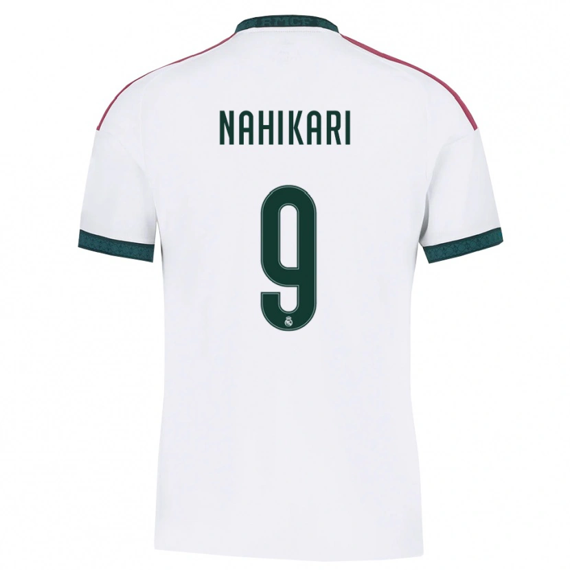 Danxen Homem Camisola Nahikari Garcia #9 Verde Escuro Branco Vermelho Principal 2026/27 Camisa