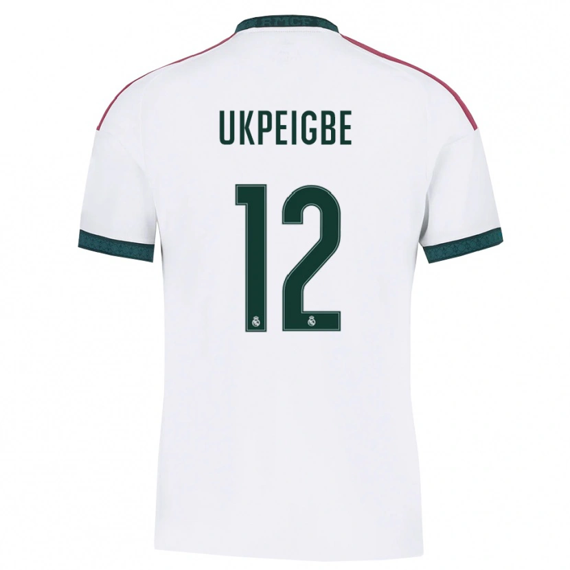 Danxen Homem Camisola Melvin Ukpeigbe #12 Verde Escuro Branco Vermelho Principal 2026/27 Camisa