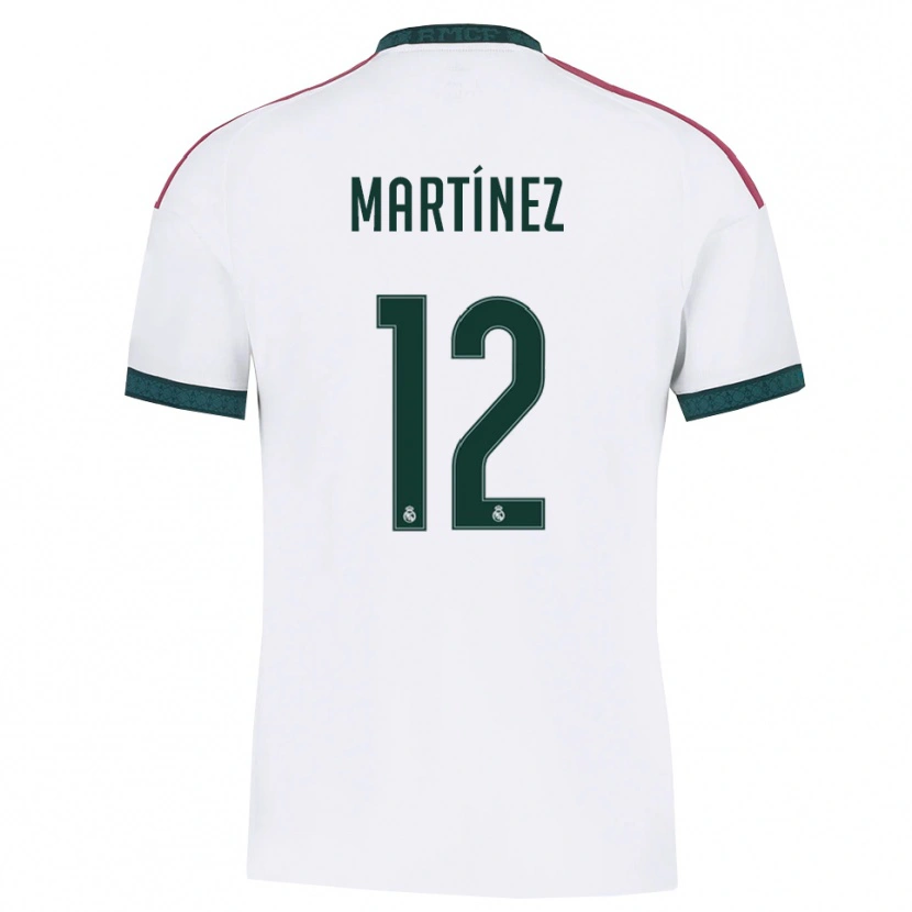 Danxen Homem Camisola Rubén Martínez #12 Verde Escuro Branco Vermelho Principal 2026/27 Camisa