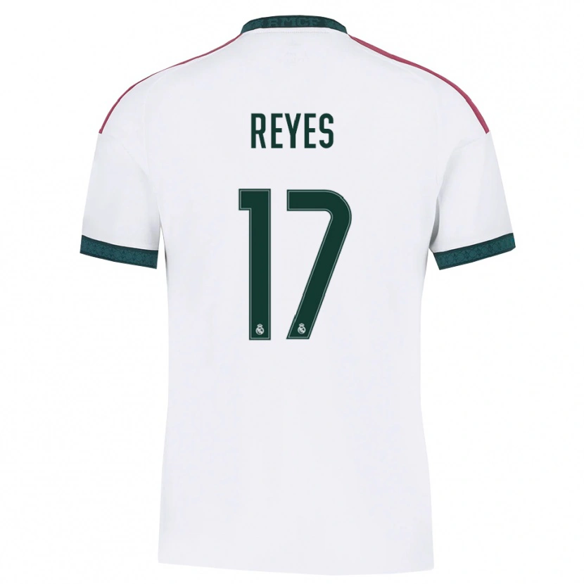Danxen Homem Camisola José Reyes #17 Verde Escuro Branco Vermelho Principal 2026/27 Camisa