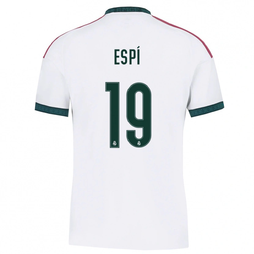 Danxen Homem Camisola Carlos Espí #19 Verde Escuro Branco Vermelho Principal 2026/27 Camisa