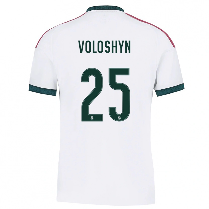 Danxen Homem Camisola Ilya Voloshyn #25 Verde Escuro Branco Vermelho Principal 2026/27 Camisa