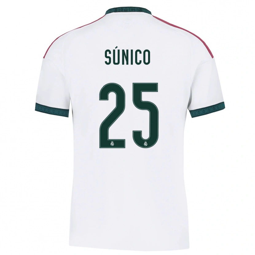 Danxen Homem Camisola Guille Súnico #25 Verde Escuro Branco Vermelho Principal 2026/27 Camisa