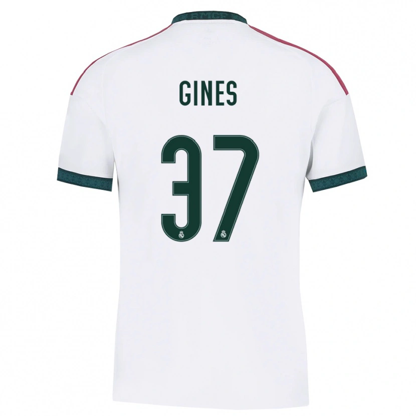 Danxen Homem Camisola Álvaro Ginés #37 Verde Escuro Branco Vermelho Principal 2026/27 Camisa